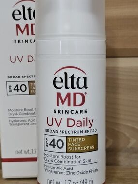 EltaMD Skincare UV Daily SPF 40 Tinted Face Sunscreen 1.7 Oz NIB